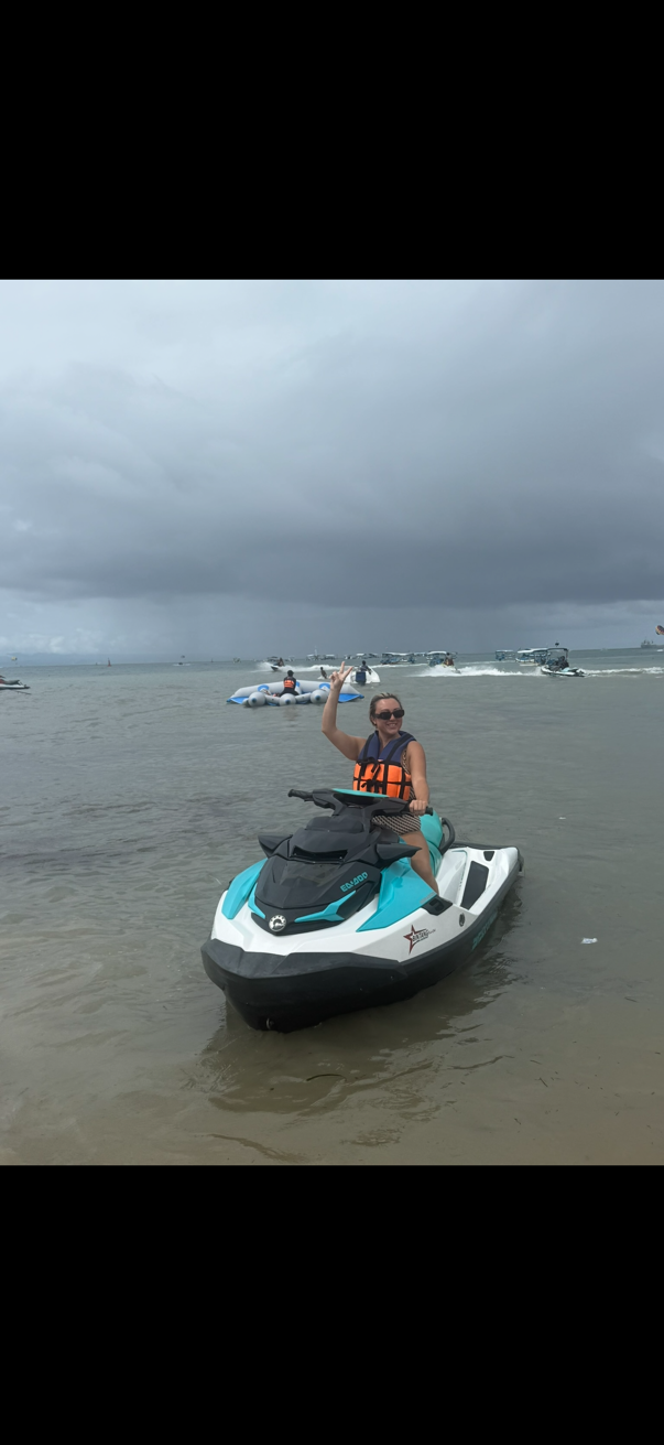 Small boat trip on Bali waters